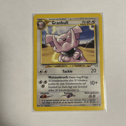 Pokémon Karte Granbull 37/111 Neo Genesis First Edition Deutsch0